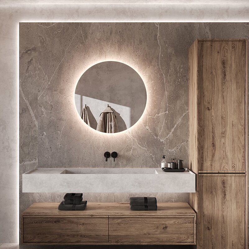 Frameless LED mirror 7020, with integrated demister 4