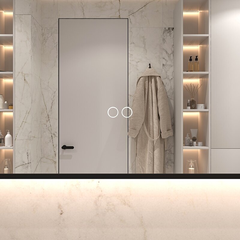 LED mirror 8040, with integrated demister 7