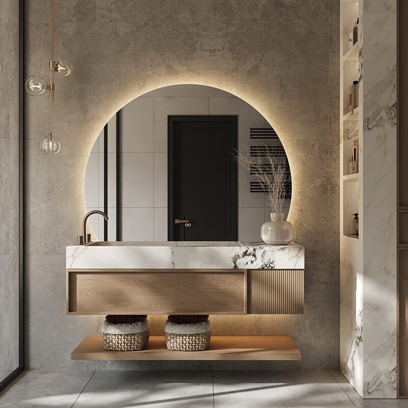 Frameless LED mirror 9020, with integrated demister 3