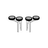 Set of upper wheels Medium 10-S