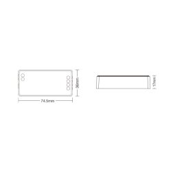 Controller for 1-zone single/ CCT color LED strip EKO