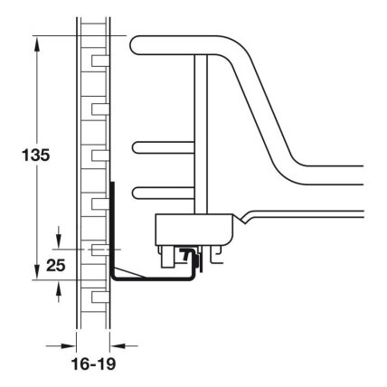 Pull-out baskets - drawers GANZMETALL, internal extension 1 Pull-out baskets - drawers GANZMETALL, internal extension 1