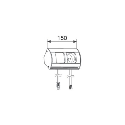 Single socket with switch 1
