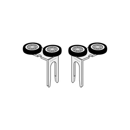 Set of upper wheels Medium 10-S 1 Set of upper wheels Medium 10-S 1