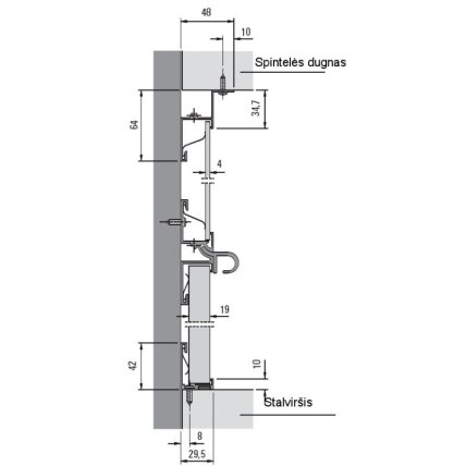 Kitchen wall panel mounting system 1 Kitchen wall panel mounting system 1