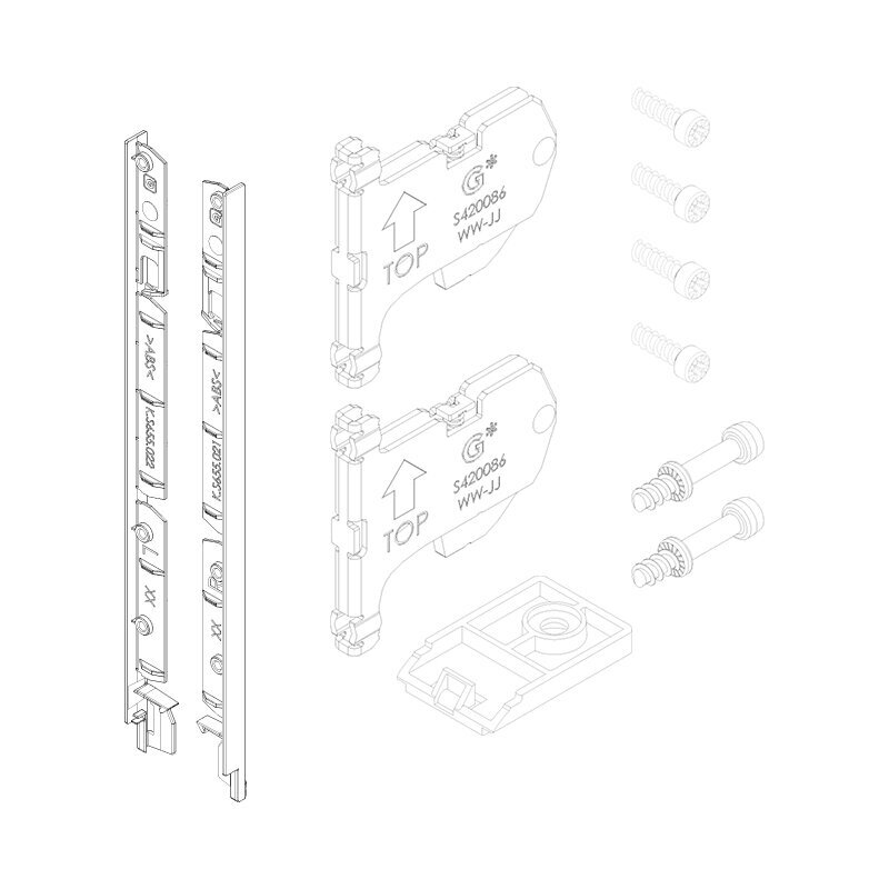 VIONARO V8 accessories for inset drawer H200