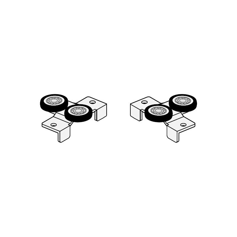 Комплект верхних роликов для систем 18 mm 1 Комплект верхних роликов для систем 18 mm 1