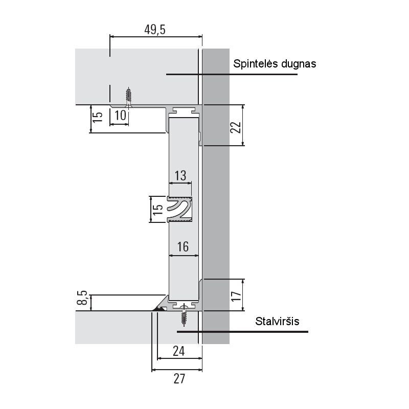 Kitchen wall panel mounting system 1 Kitchen wall panel mounting system 1