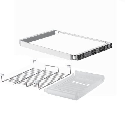 Basket with full extension ball bearing runners with softstop 3