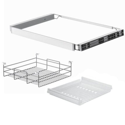 Basket with full extension ball bearing runners with softstop 4