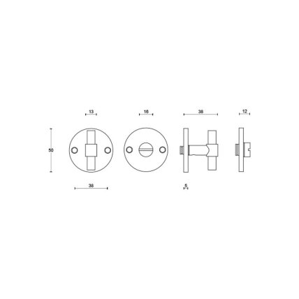 WC escutcheons PBWC50 1