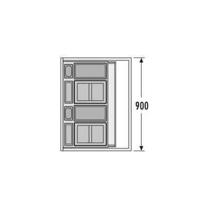Waste bin XXL 90 18/18/12/12/4,1/4,1/0,7/0,7 2 Waste bin XXL 90 18/18/12/12/4,1/4,1/0,7/0,7 2