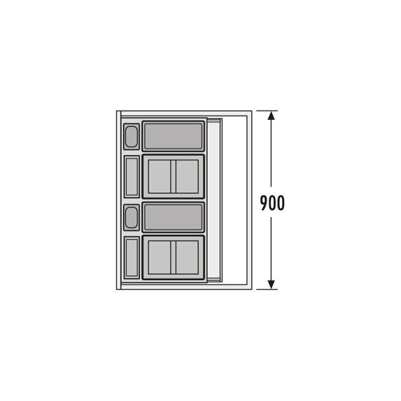 Waste bin XXL 90 18/18/12/12/4,1/4,1/0,7/0,7 2 Waste bin XXL 90 18/18/12/12/4,1/4,1/0,7/0,7 2